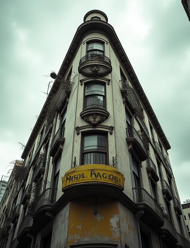 Fachada de edifício histórico ocupado no centro de São Paulo